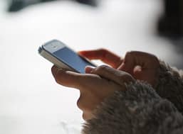 using phone